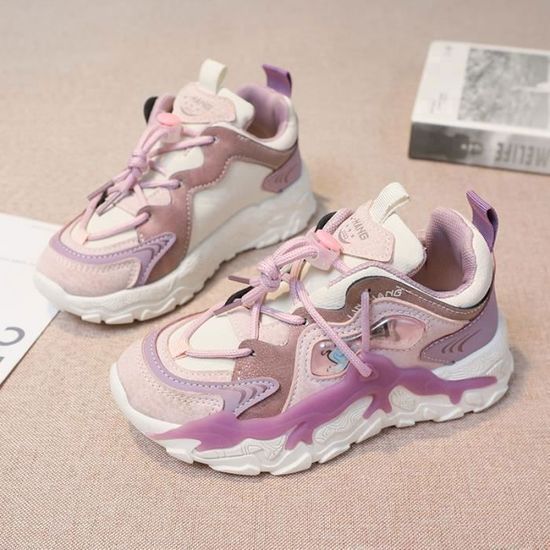 Dream Bridge Chaussures Sneaker Respirantes Enfants - Matériau Élastique, Semelle Antidérapante - Garçons Et Filles