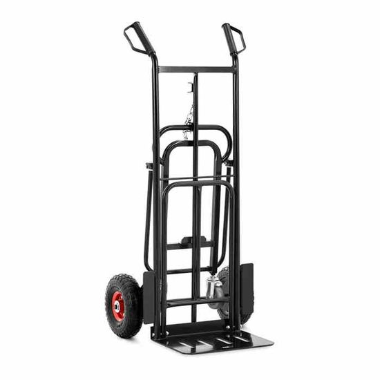 Diable Chariot De Transport Transformable Bavette Fixe & Rabattable ...