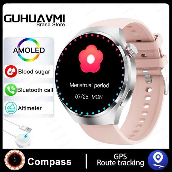 Huawei Montre connect e GT4 Pro pour femme GPS cran HD 360x360