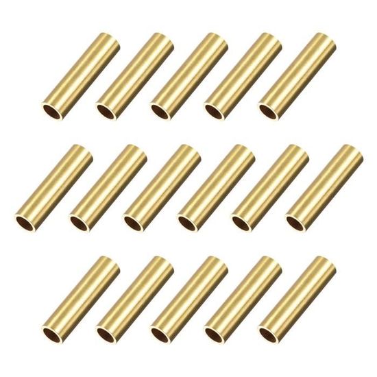 1mm épaisseur Tube Laiton 8mm X 1mm X 250mm QUARKZMAN | Sans