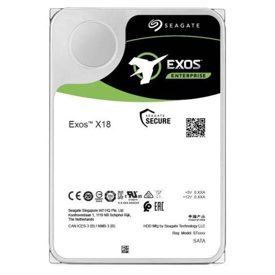 SEAGATE EXOS X18 3.5'' 16000 GO SAS ST16000NM004J