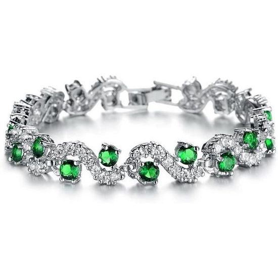 Parure Bijoux Coccinelle Zircone - Collier Et Boucles D'oreilles - Or Blanc 18ct Plaqué - Cadeau Femme/fille