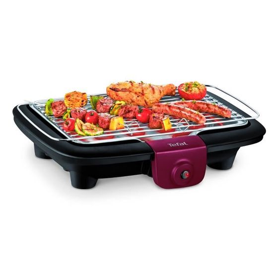 Barbecue électrique de table TEFAL Easy Grill - 2200W - Surface de cuisson 37x23,5cm