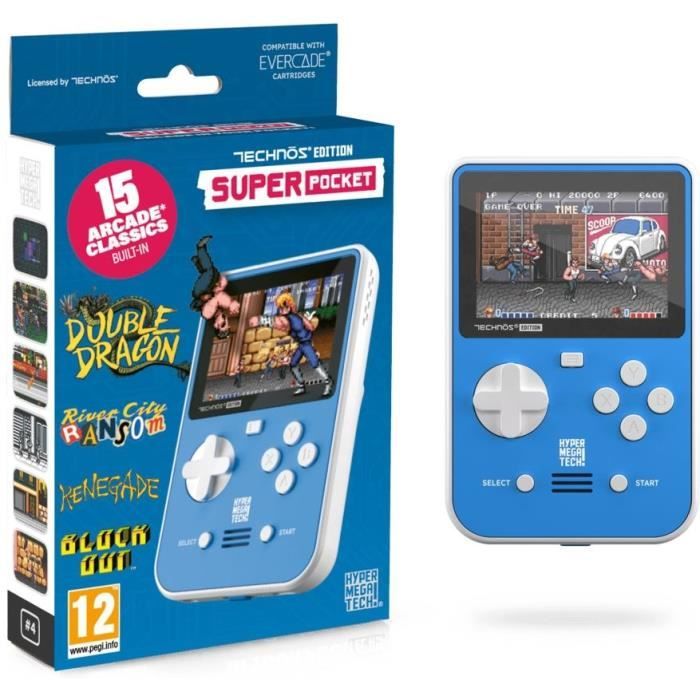 Console Rétrogaming JUST FOR GAMES Technos Super Pocket
