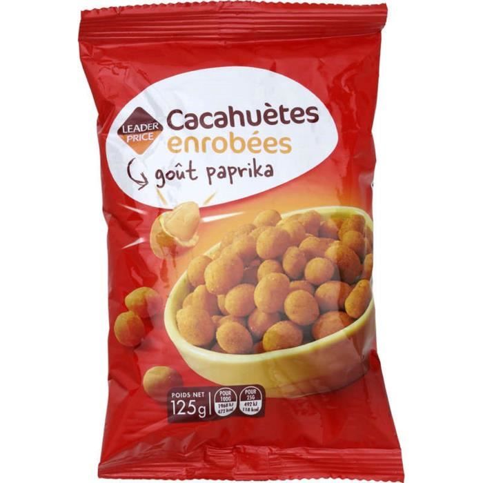 Cacahuètes enrobées goût paprika - 125g