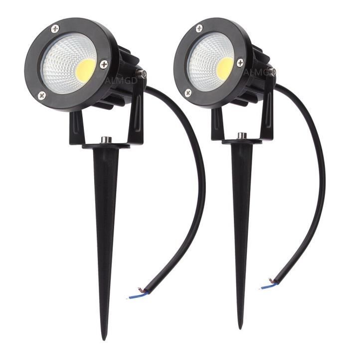 Ventes d'usine LED lampe à gazon éclairage extérieur 3 W 5 W 7 W 10 W 12 V IP65 LED étanche jardin Spot étang chemi - White - JB6222