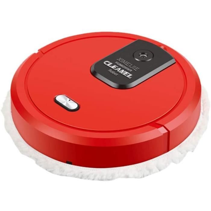 Aspirateur Robot,3 en1 Aspirateur Robot Laveur, Rechargeable Robot Laveur de Sol, Machine de Balayage Intelligente Automatique Super