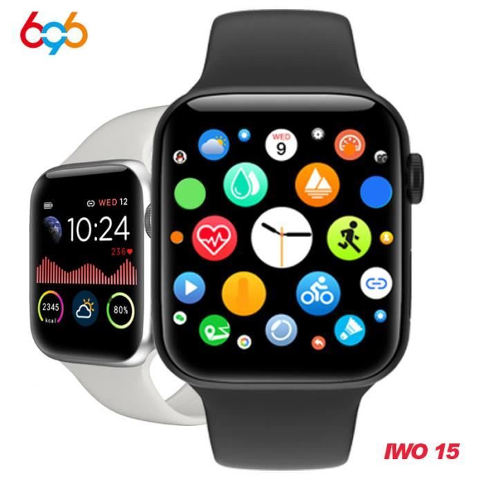 W68 montre intelligente hommes moniteur de fréquence cardiaque smartwatch femmes VS W58 Iwo 12 - Type random-with retailed box#B