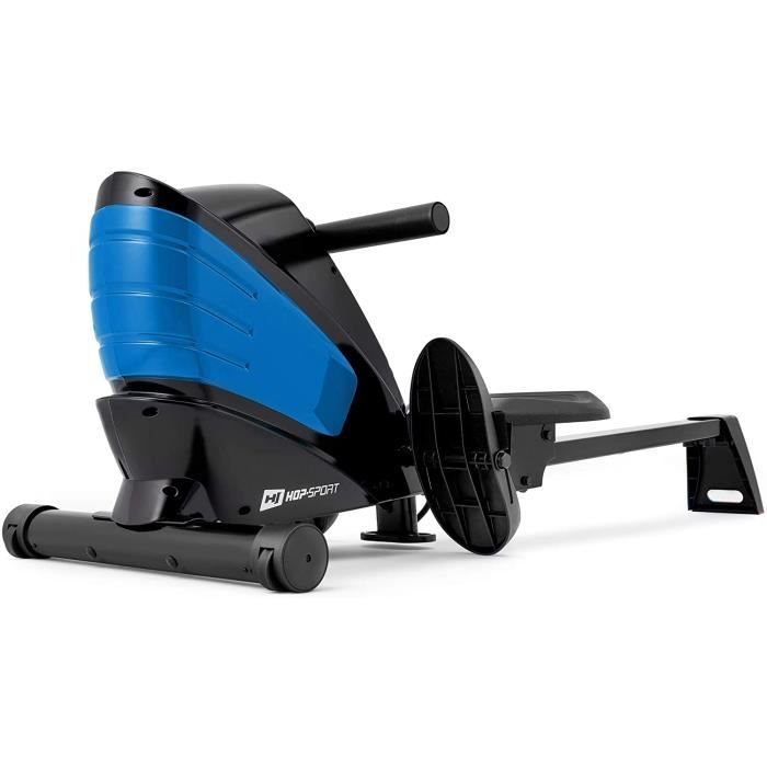 HOP-Sport RAMEUR MAGNÉTIQUE À TIRAGE Central Cross HS-060R Fitness d'inertie 9 kg Max. 120 kg freinage magnétique
