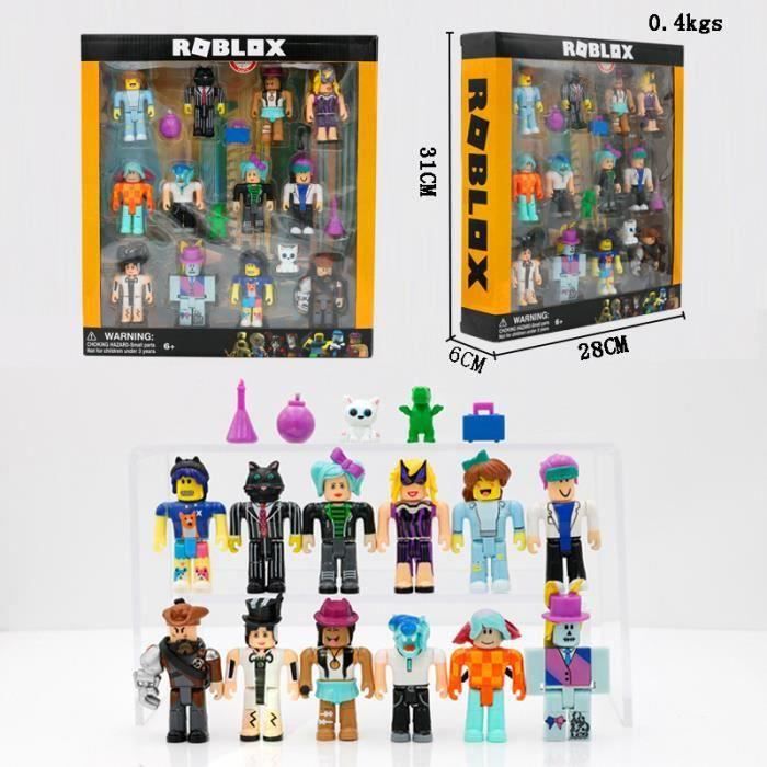 ROBLOX 12 pièces modèle poupées enfants jouets Figurines Collection Figuras blocs de construction cadeau de noël