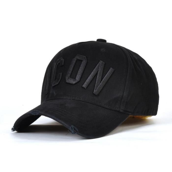 Icône Dsq casquette Chapeau pour hommes femmes motif de broderie casquette de Baseball Hip Hop Chape D-02 Adjustable