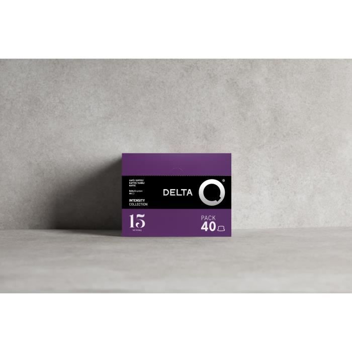 Delta Q mythiQ N°15 Pack 40 Capsules | Compatible uniquement Machines Delta Q