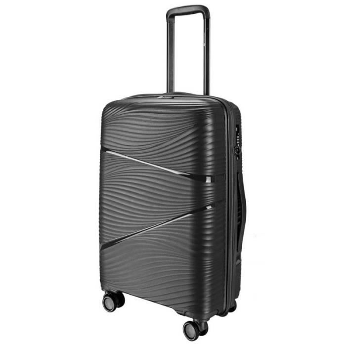 Valise cabine 4 roues HORIZON  Fancy  - anthracite - HOR-419AN-55
