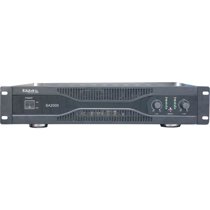 IBIZA SOUND SA2000 Amplificateur sono 2 x 1000w