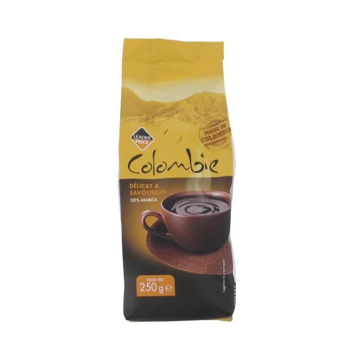 Café moulu pur Colombie - 250g