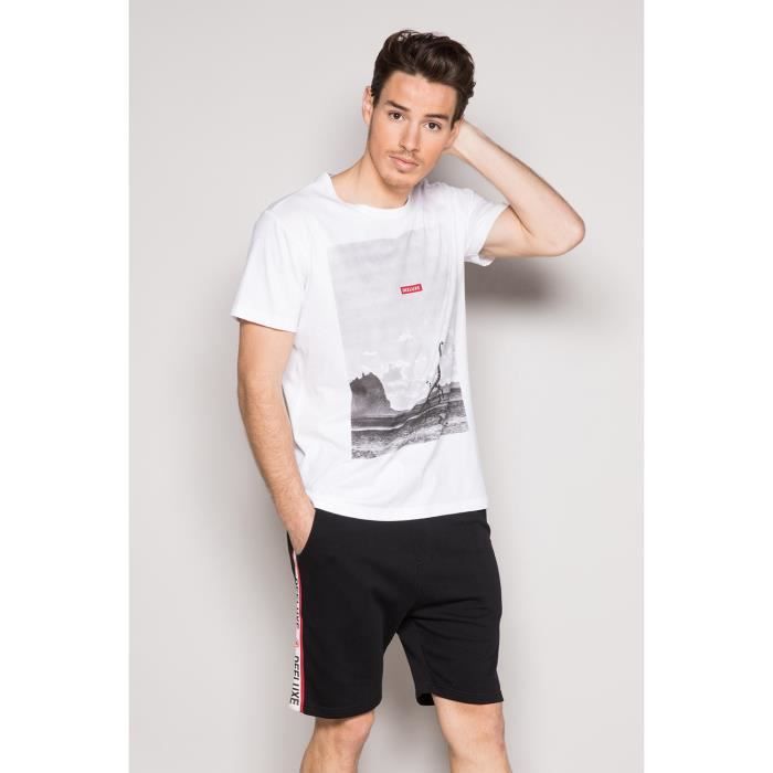Short molletonné avec bandes logotées - PUFF