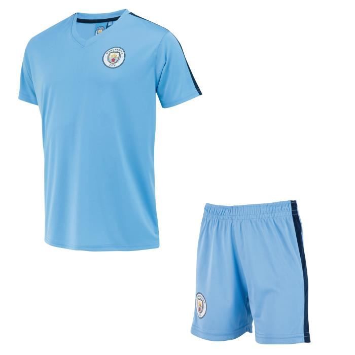 Ensemble Maillot + short MANCHESTER CITY - Collection officielle - Taille enfant garçon 6 ans