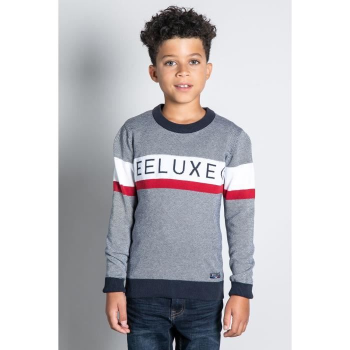 DEELUXE Pull avec logo STERLING Navy