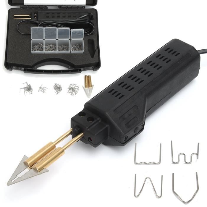 NEUFU Kit 220V Torche Plastique Pare-chocs Voiture Soudure Réparation PRISE US+Agrafe