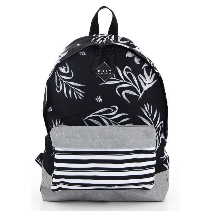 Roxy - Sac à dos 1 compartiment motif tropical (erjbp03958) xkww taille 40 cm