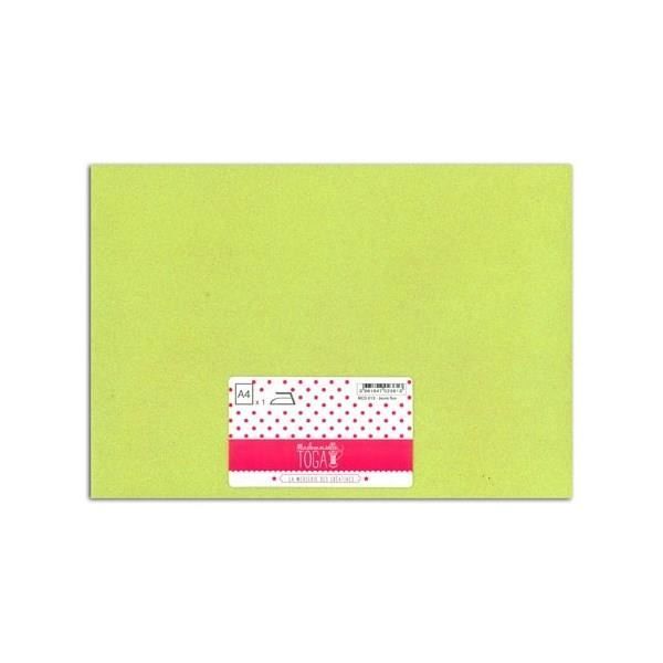 TOGA Glitter Thermocollant Jaune Fluo A4