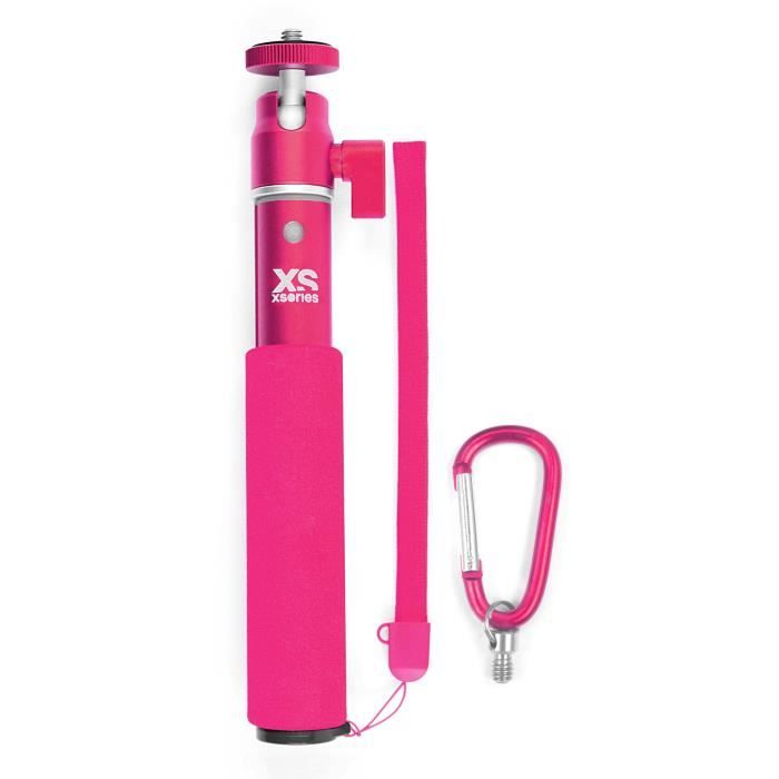 XSORIES Perche Télescopique pour Caméra U-Shot - 49 cm - Rose