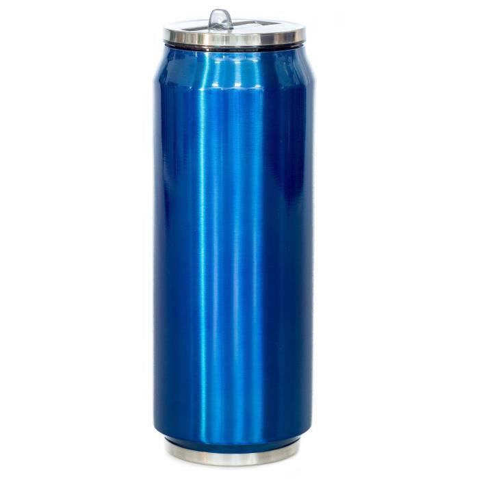 YOKO DESIGN Canette isotherme 500ml brillante bleu nuit