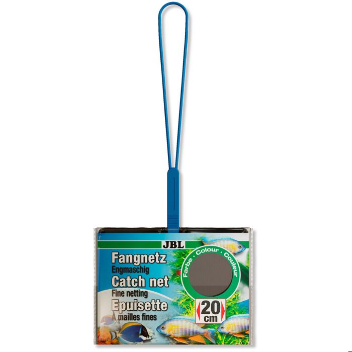 Épuisette à maille fine - JBL AQUA - Maille fine - Pour poissons - Eaux douces et salées - Couleur bleue