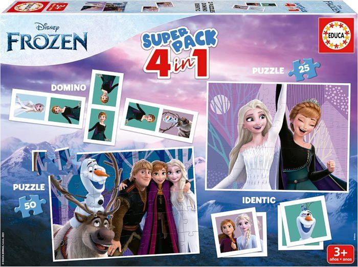 Puzzle - EDUCA - Superpack La Reine Des Neiges 2 - 2 puzzles de 25