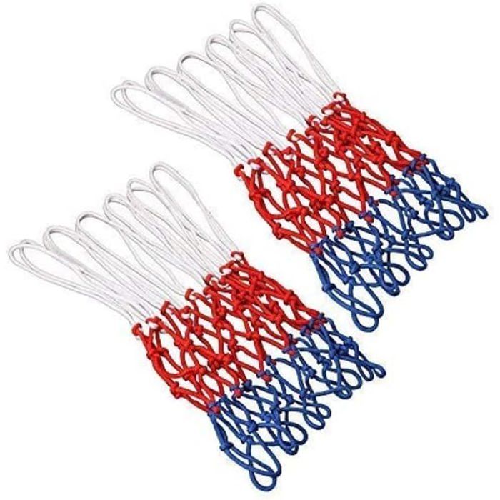 Filet De Basket-ball En Nylon | Longueur 56 Cm, 12 Boucles | Pour Panier Standard Intérieur Ou Extérieur - 5