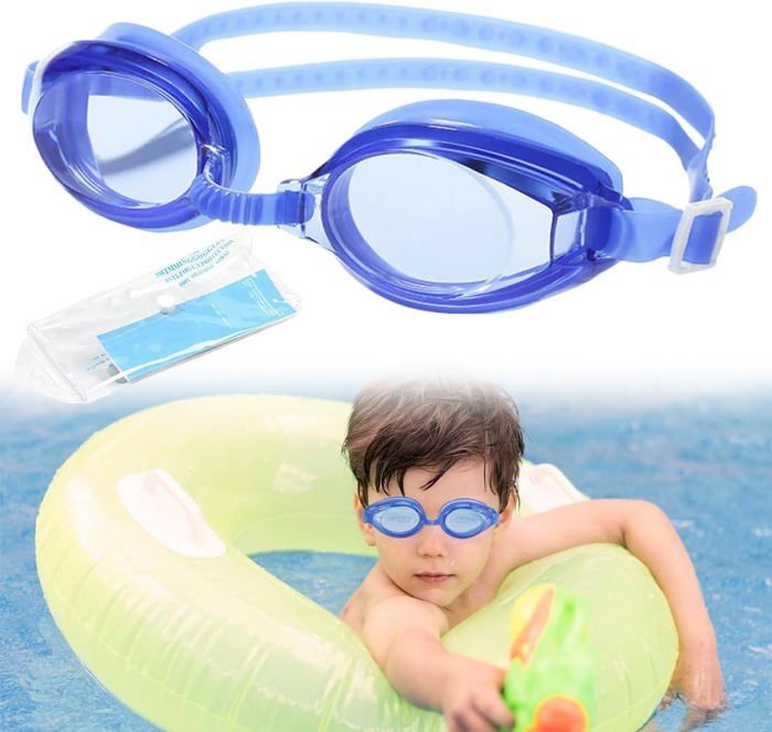 Lunettes De Natation BAOSROY Enfants – Antibuée, Anti-UV, Silicone Doux, Ajustables
