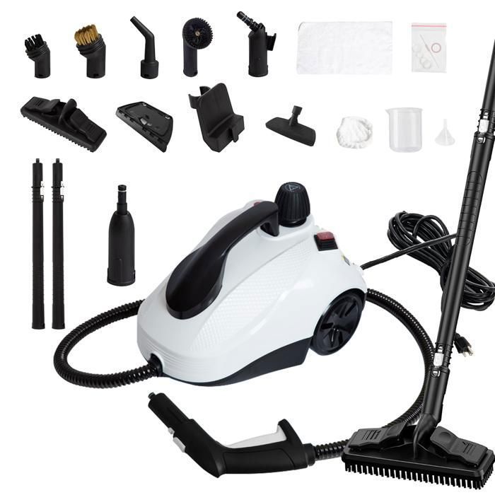 Nettoyeur Vapeur - Avec 17 Accessoires - 5 Bars - 2000W-Pour Cuisine/Salle de Bain / Maison / Auto / Tissus - Mihtrov