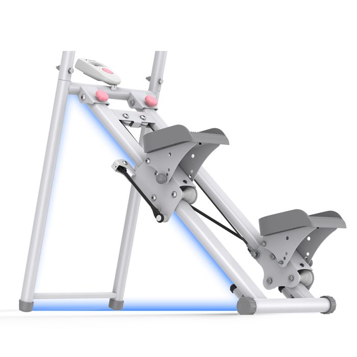 Stepper Escalier - MERACH - Climber Pliable Vertical - 2 niveaux résistance - 3 positions pédales ajustables - Ecran LCD - 136 kg