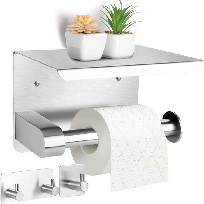 Porte Papier Toilette En Acier Inoxydable Support De Papier Montage Mural Derouleur Papier Or Brosse Et Noir Mat Porte Rouleau Toilette 92343198