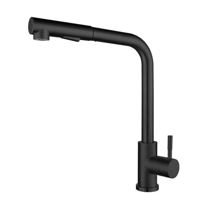 Robinet Cuisine Douchette Noir Mitigeur Cuisine Pivotant à 360° Robinet