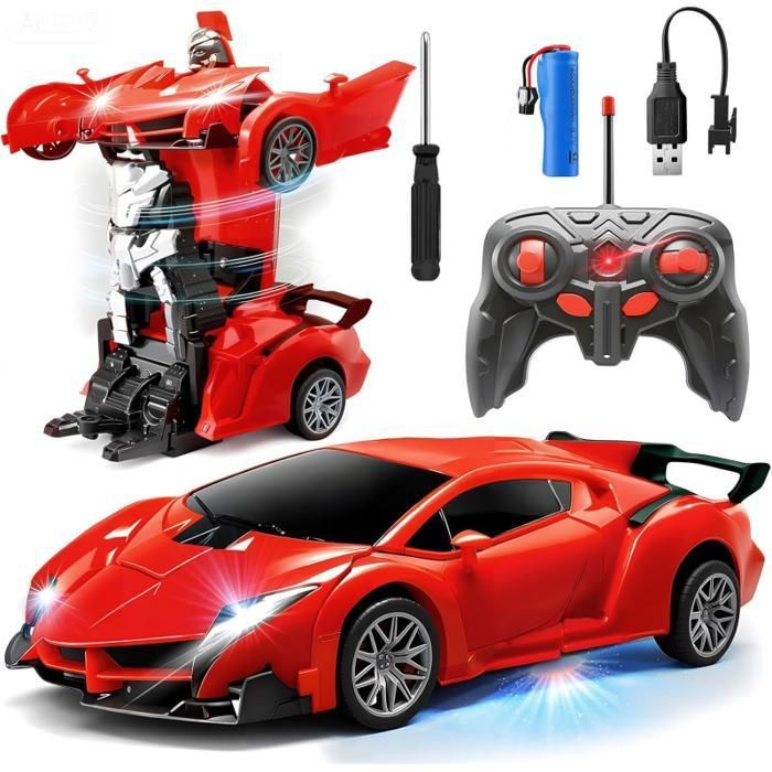 Voiture RC HYRON – Tout Terrain 4x4, Drift 360°, LED, Fumée – Batterie Rechargeable – Dès 6 Ans