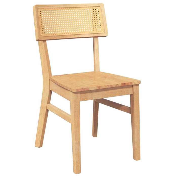Brun Chaises de cuisine/bar - SOLOMON -[2 pcs] - bois massif caoutchouc CCC1500
