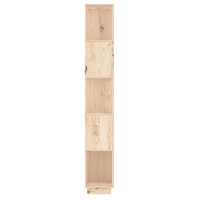 Cabinet de Livre SOLOMOON CHIC Bibliothèque Polyvalente - Pour enfant/adulte - 51x25x163 5 cm Pin solide BB1986