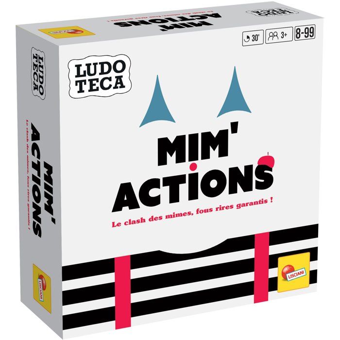 Mim’Actions - Jeu de mime - LUDOTECA - LISCIANIGIOCHI - À partir de 3 joueurs - Dès 8 ans