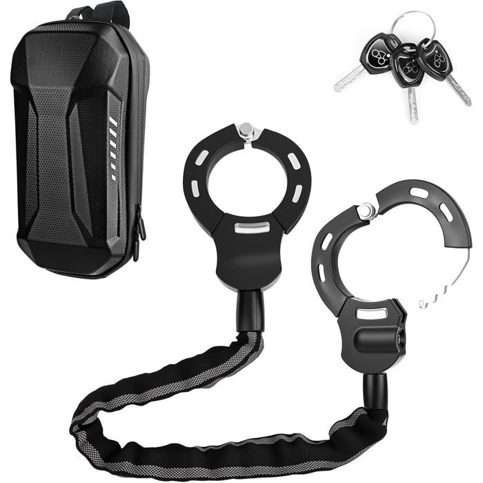 Antivol Trotinette Electrique92CM Long Cadenas Trotinette ElectriqueCadenas Velo 8mm Ultra Résistant1.5KG Robuste Chaînes
