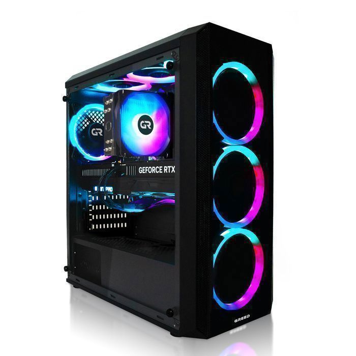 MK2 AMD LITE - PC Gamer - Nvidia Geforce RTX 5060 + AMD Ryzen 7 5700X - Gaming PC avec 32GO DDR4 RAM - 512GO SSD - Windows 11 Pro