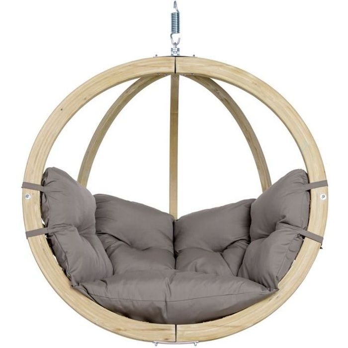 Fauteuil suspendu Globo - AS - Modèle sphérique - Taupe - Pour se  reposer en extérieur - Cdiscount Jardin