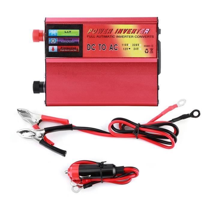 Convertisseur 300W 12V XWJNE /230V - Onduleur Sinusoïdal Modifié - 2 USB-A 2 USB-C Prise Convertisseur 12V 230V USB