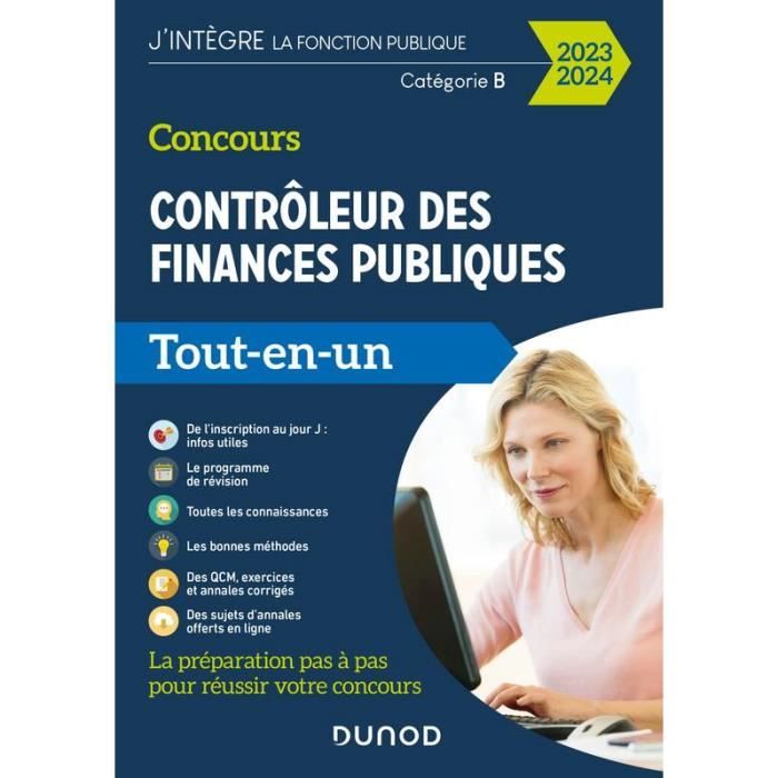 Concours Contrôleur des finances publiques - 2023-2024