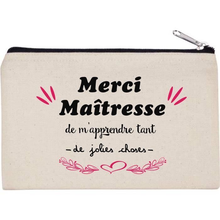 Pochette best sale merci maitresse
