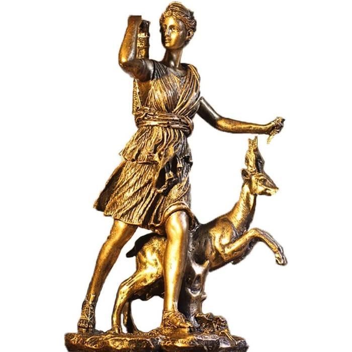 Déesse Romaine De La Statue De Diane De Chasse, Figurine De Collection De Déesse De La Lune