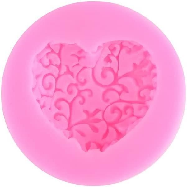 Moule Silicone Bougeoir En Forme De Cœur - Résine Époxy Et Bougies, Idéal DIY Romantique