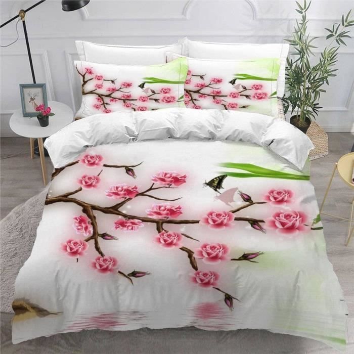 Couette Circo Twin Rose – Fleurs Et Papillons, Pour Fille, Occasion