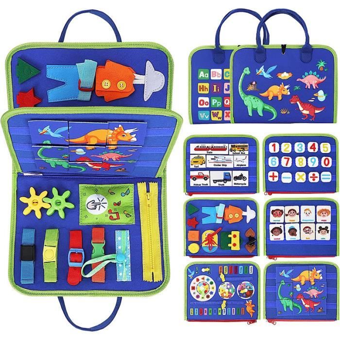 Busy Board Montessori 3 Couches Planche Fille de 3 Ans Tableau dActivits Apprendre Comptences de