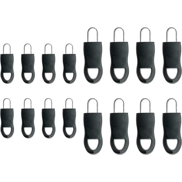 SHUNLI 30 Pièces Kit Réparation Fermeture Éclair, Instantané